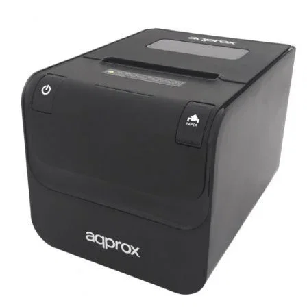APPROX Impresora Térmica de Recibos WiFi, 203 DPI, 250 mm/s, USB RJ11, Auto-Corte y Corte Manual